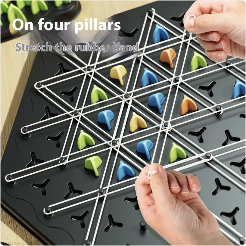 Strategic Chess Triangle Game