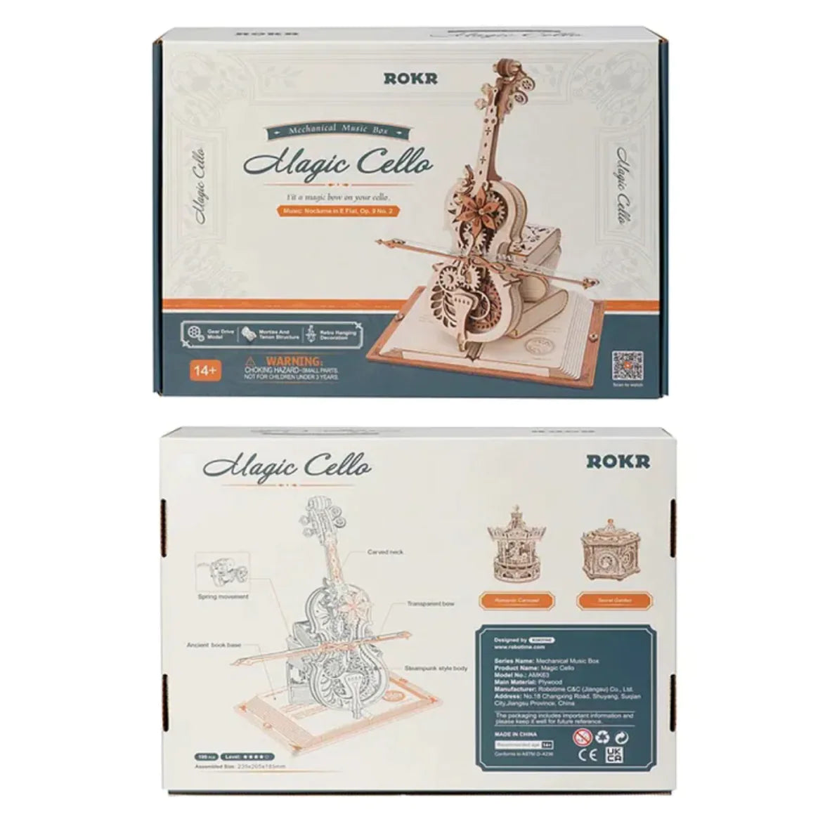 Cello Magic 3D Puzzle Box
